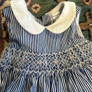 Ralph Lauren sleeveless smocked dress